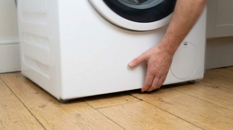 Stop a Washing Machine from Vibrating on a Wooden Floor